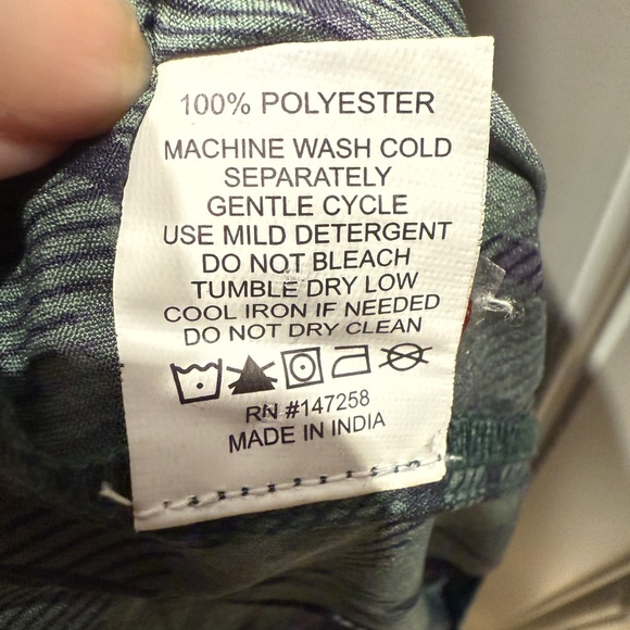 Simply Southern Plaid green/dark blue preppy tartan dress L - Picture 6 of 8